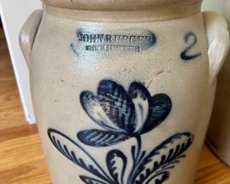 John Burger 2 gallon crock 