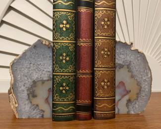 Geode Book Ends