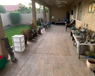 Patio Furniture and Yard Art
