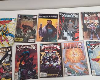 Mixed Comic Book lot: DC, Marvel, more: Superman, Nightwing, Batman and more