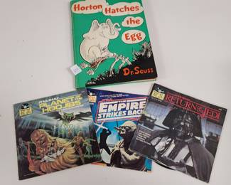 Star Wars Read and Record Books, and Dr. Seuss