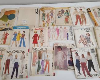 vintage sewing patterns Simplicity, Jiffy, McCalls, more