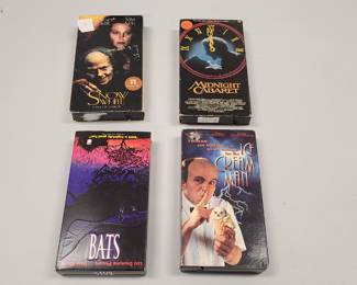 VHS Movie lot: Ice Cream Man, Bats, Snow White, more