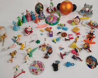 Mixed Lot Disney Figures, Ornaments