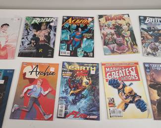 Mixed Comic Book lot: DC, Marvel, more: Archie, Earth, Wildcats, Thor and more