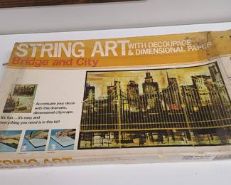 Vintage String Art craft