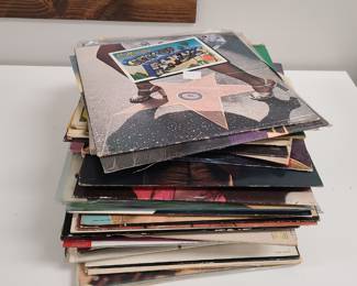 Vinyl Album music lot: mixed genre