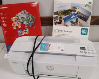 HP Deskjet 3752 Color Printer w/paper