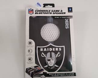 new NFL Cornhole Game and Bluetooth Speakers