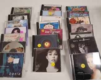 Music CD lot: mixed genre Mariah Carey, Basia, Celine Dion and more