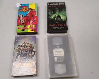 VHS Movie lot: The Haunting, Police Academy, more