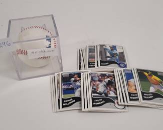 Signed MLB Baseball Joe Charboneau, TOPPS Cards