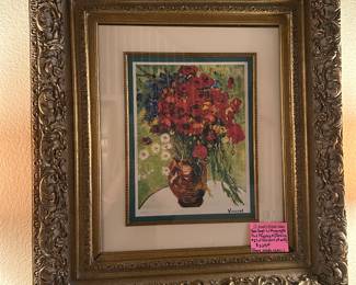 Van Gogh Lithograph "Poppies"