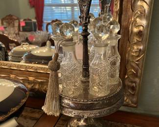 Antique Condiment caddy