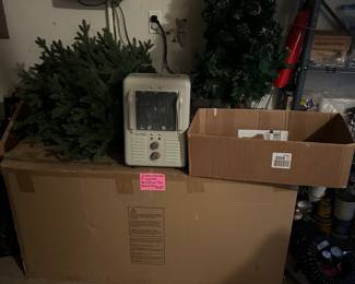 New 9 Ft pre-lit Christmas tree in box!