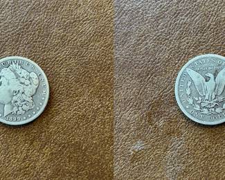 1899-O Morgan silver dollar (item 27)