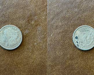 1921-S Morgan silver dollar (item 04)