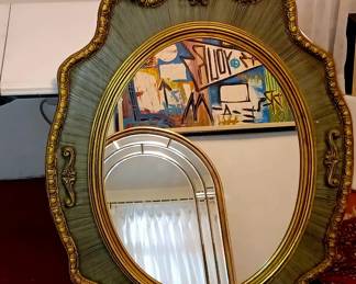 Large Antique Mirror