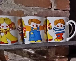 Rare set of 60s Mugs (set of 10)