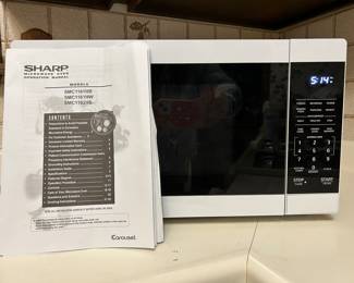The microwave was just bought not too long ago
