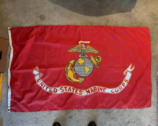 The Marines flag may they all stand well and tall