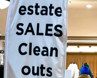 yay! another sale presented by MCB Chicago lands premier estate, Sale Cleanout service provider yay (this feather flag is a very well-made feather flag, and it was on sale too”🤣