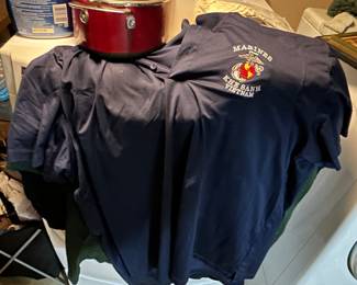 Wonderful hand zone and boss shirts, police department crime unit excellent condition