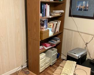 Several bookcases 