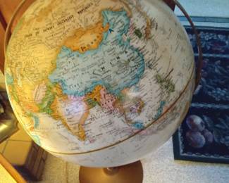 Antique globe pre 1990.