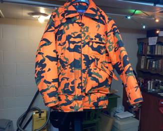 Orange Hunter’s Camo (Pants & Jacket) SIZE XL