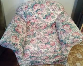 Floral chair