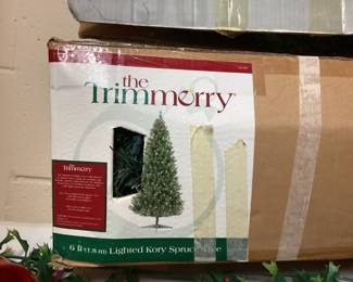 6 Foot Lighted Kory Spruce Christmas Tree