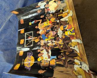 1990's Lakers Poster