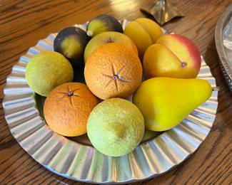 Genuine Alabaster Fruit Decor