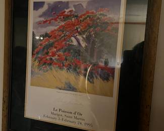 Signed Roland Richardson poster