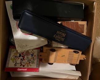 Bins full of Disney watches in original boxes