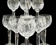 Waterford Crystal Lismore Hock Wine Glasses Set of 10
