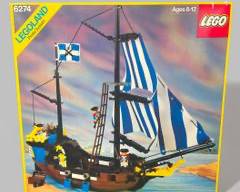 Vintage 1989 Lego Pirate System Caribbean Clipper 6274 90 Complete
