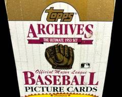 Unique & Vintage UNOPENED Complete Box Set of 1953 Topps Archives Major League Baseball Trading Cards
