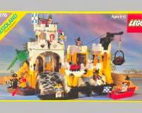 Vintage 1989 Lego Pirate System 6276 Eldorado Fortress 80% Complete
