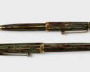 2 Vintage Enamel Resin Ballpoint Pens
