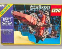 Vintage 1989 Lego Space Police 6781 SP Striker 99% Complete
