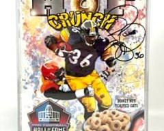 Jerome Bettis Autographed Bettis HOF Crunch Collectors Edition Cereal Box
