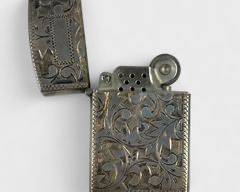 16 Grams Fine Sterling Silver Etched Lighter
