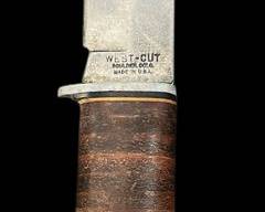 Vintage 1950s West Cut 4.5 Fixed Blade K5 Knife
