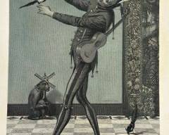 Antique 1809 The Jester by A. Lambron Pinx & E. Mohn Sculp Print
