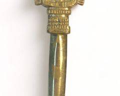 Aztec Mayan God Brass Letter Opener
