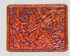 ANDON BILLY Carved Wood Erotic Art Plaque Hippie Boho
