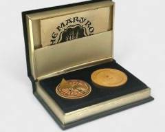 Vintage 1511-1545 The Mary Rose Tudor Time Piece Pocket Sun-Dial In Case
