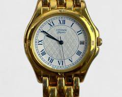 Citizen Elegance Gold Tone Quartz Wristwatch
